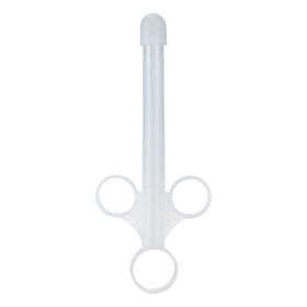 10 mL Personal Lubricant Lube Launcher Injector Applicator Syringe (Color: White)